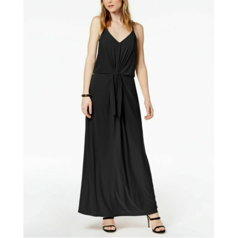 Bar III Women's Tie-Waist Maxi Dress